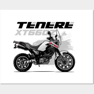 Tenere XT660Z - White Posters and Art